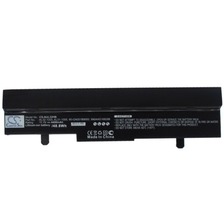 Batterie pour Asus Eee PC 1005HA-E (4400 mAh/47.52 Wh, 10.8 V)