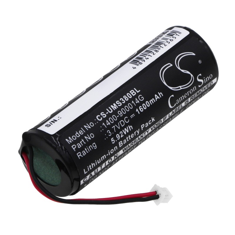 Batterie pour Unitech MS380 (1600 mAh/5.92 Wh, 3.7 V)