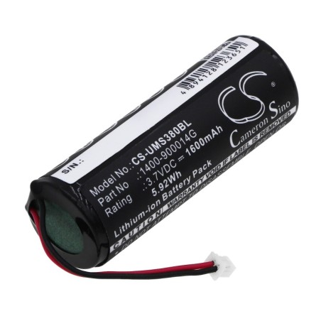 Batterie pour Unitech MS380 (1600 mAh/5.92 Wh, 3.7 V)