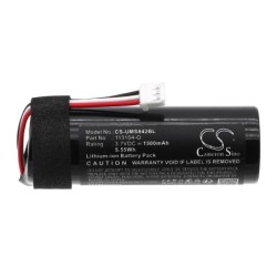 Batterie pour Unitech MS840PG (1500 mAh/5.55 Wh, 3.7 V)