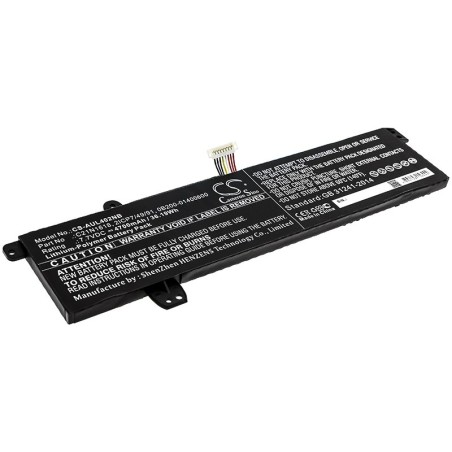 Batterie pour Asus E402BA-fa156T (4700 mAh/36.19 Wh, 7.7 V)