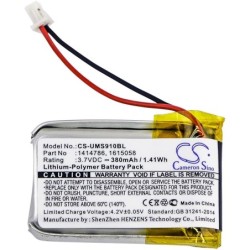 Batterie pour Unitech MS910 (380 mAh/1.41 Wh, 3.7 V)