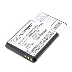 Batterie pour Unitech MS920 (1200 mAh/4.44 Wh, 3.7 V)