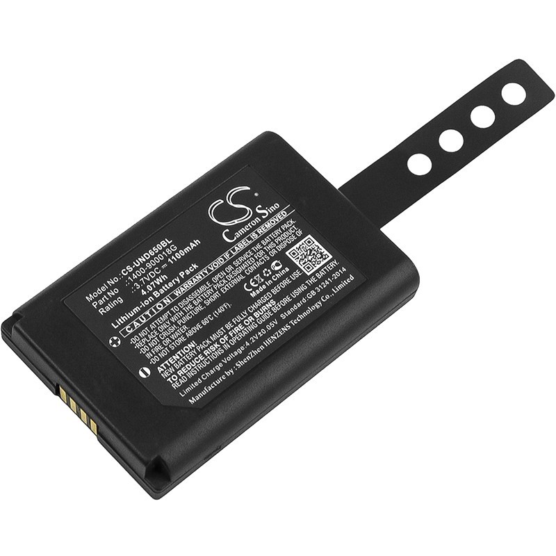 Batterie pour Unitech SRD650 (1100 mAh/4.07 Wh, 3.7 V)