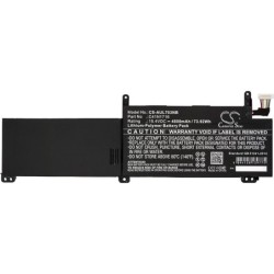 Batterie pour Asus GL703GM-E5172T (4800 mAh/73.92 Wh, 15.4 V)