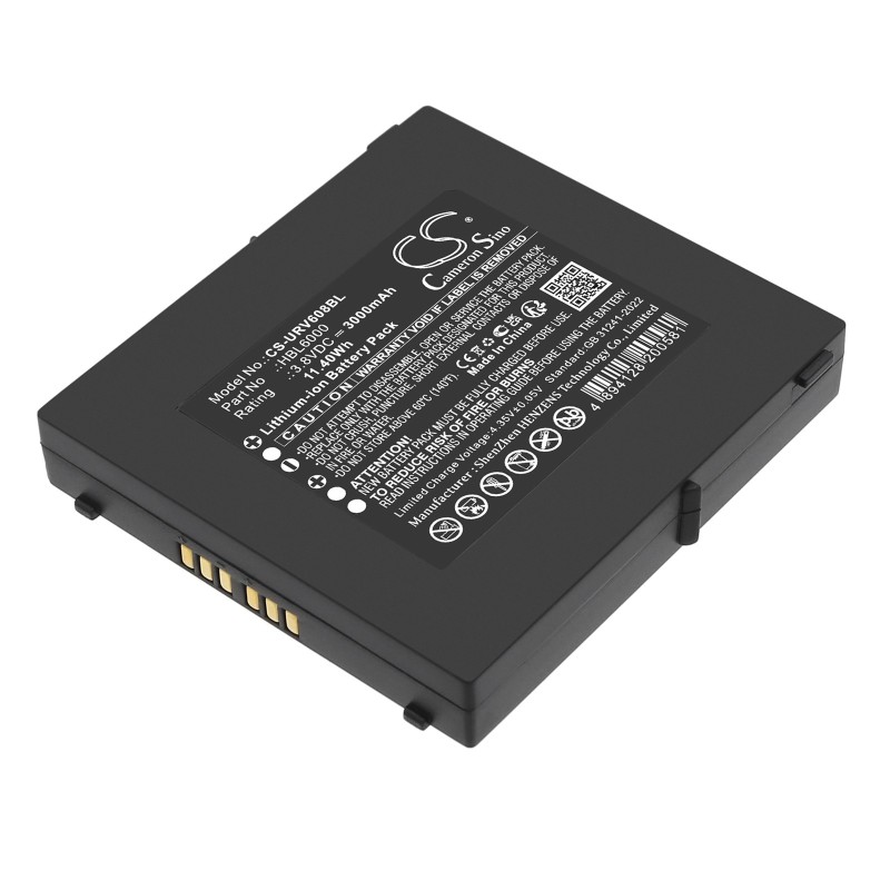 Batterie pour Urovo HBL6000 (3000 mAh/11.4 Wh, 3.8 V)