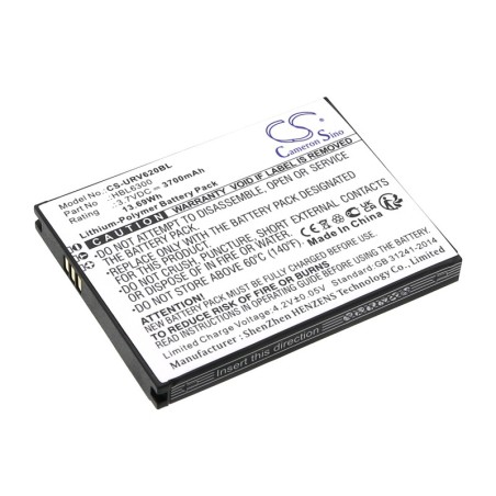 Batterie pour Urovo i6200 (3700 mAh/13.69 Wh, 3.7 V)