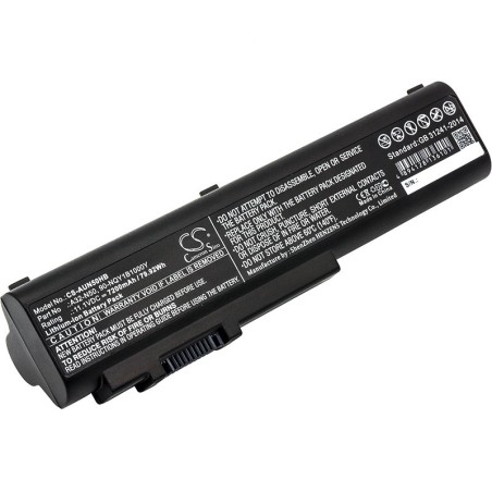 Batterie pour Asus N50VM (7200 mAh/79.92 Wh, 11.1 V)