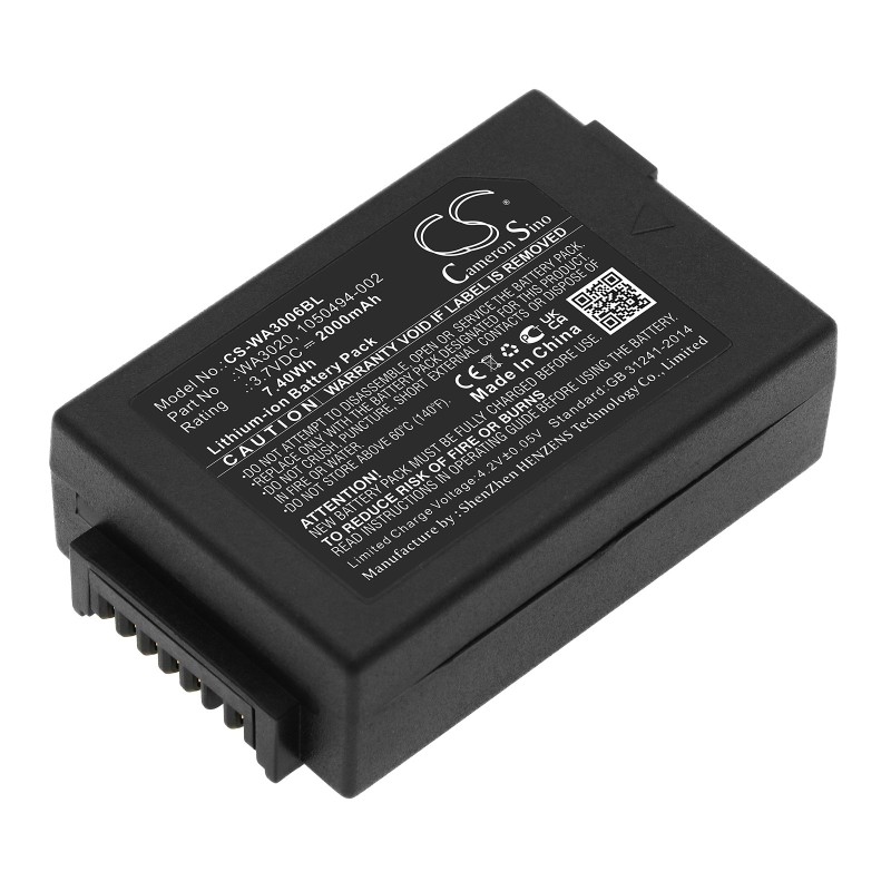 Batterie pour Psion WorkAbout Pro C (2000 mAh/7.4 Wh, 3.7 V)