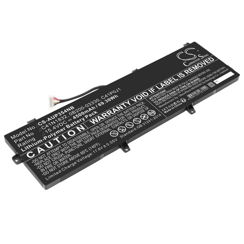 Batterie pour Asus PRO P3540FB-FA8565 (4500 mAh/69.3 Wh, 15.4 V)