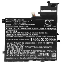 Batterie pour Asus S406UA (5000 mAh/38.5 Wh, 7.7 V)