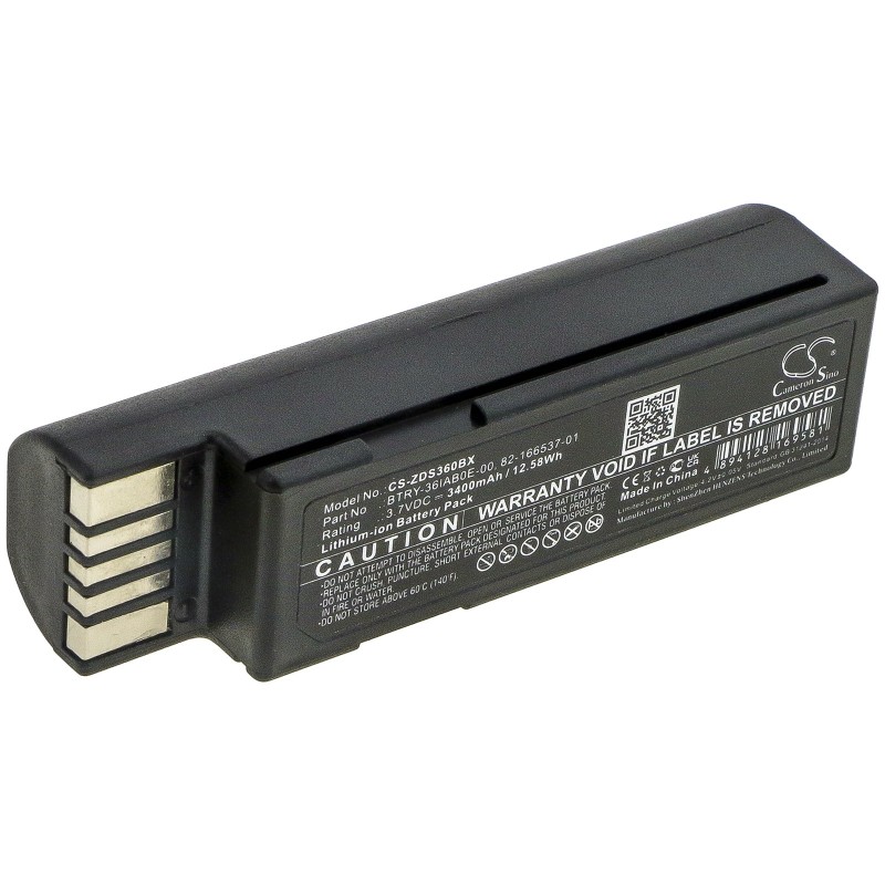 Batterie pour Zebra EVM (3400 mAh/12.58 Wh, 3.7 V)