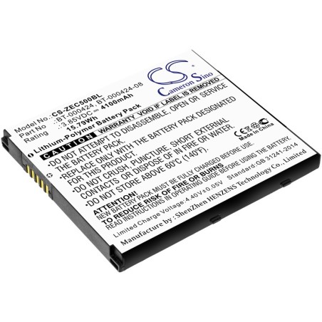 Batterie pour Zebra EC50 (4100 mAh/15.79 Wh, 3.85 V)