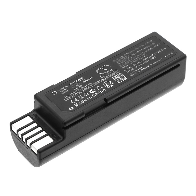 Batterie pour Zebra RFD2000 (2600 mAh/9.62 Wh, 3.7 V)