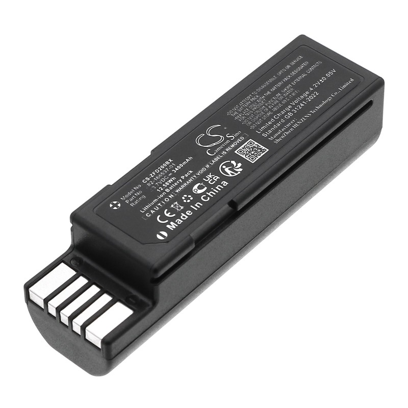 Batterie pour Zebra RFD2000 (3400 mAh/12.58 Wh, 3.7 V)
