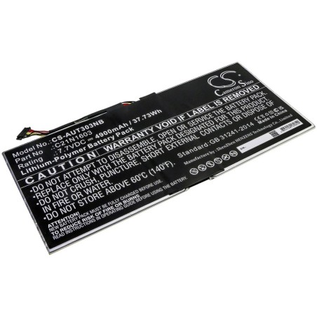 Batterie pour Asus T302 (4900 mAh/37.73 Wh, 7.7 V)