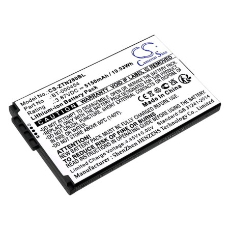 Batterie pour Zebra TC15 (5150 mAh/19.93 Wh, 3.87 V)