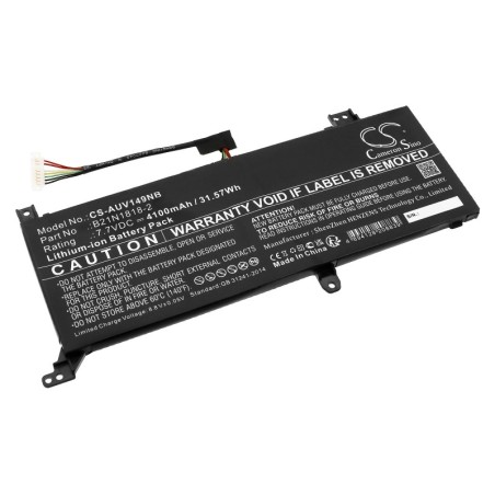 Batterie pour Asus B21N1818-2 (4100 mAh/31.57 Wh, 7.7 V)