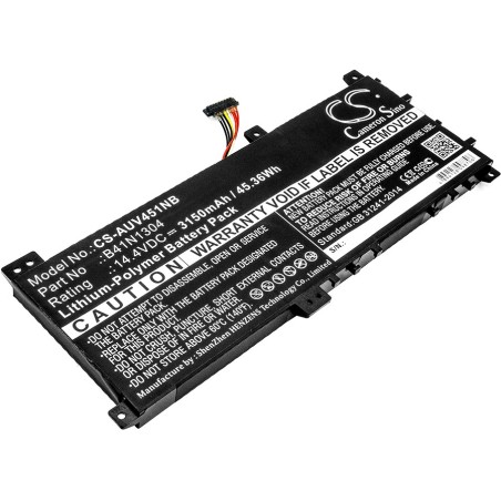 Batterie pour Asus B41BK4G (3150 mAh/45.36 Wh, 14.4 V)