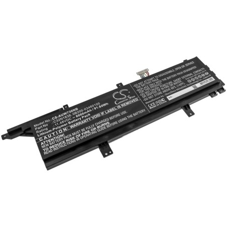 Batterie pour Asus W730 (8000 mAh/91.84 Wh, 11.48 V)
