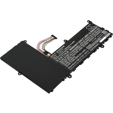 Batterie pour Asus EeeBook F205TA (4800 mAh/36.48 Wh, 7.6 V)