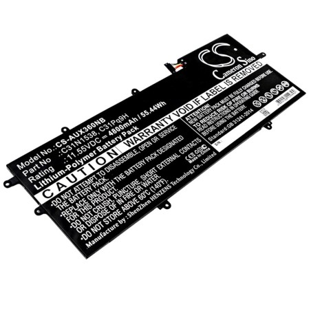 Batterie pour Asus Zenbook Flip UX360UA-C4152T (4800 mAh/55.44 Wh, 11.55 V)