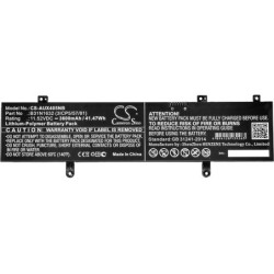 Batterie pour Asus X405UR (3600 mAh/41.47 Wh, 11.52 V)