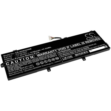 Batterie pour Asus Pro3548FA (4150 mAh/47.93 Wh, 11.55 V)