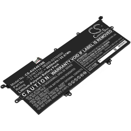 Batterie pour Asus UX461UN (4850 mAh/55.87 Wh, 11.52 V)