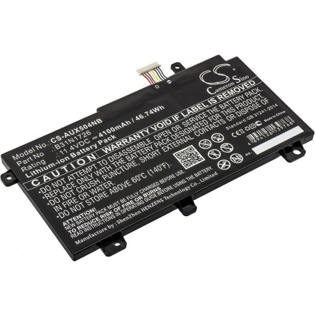 Batterie pour Asus FX504GD-0191A8750H (4100 mAh/46.74 Wh, 11.4 V)
