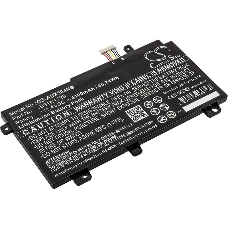 Batterie pour Asus FX504GE-DM024 (4100 mAh/46.74 Wh, 11.4 V)