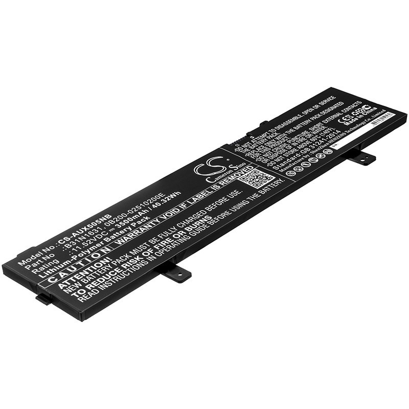 Batterie pour Asus X505ZA-EJ383T (3500 mAh/40.32 Wh, 11.52 V)