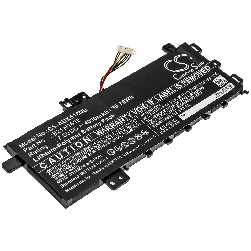 Batterie pour Asus V5000FB (4050 mAh/30.78 Wh, 7.6 V)