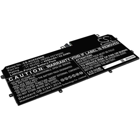 Batterie pour Asus Q324CA (4550 mAh/52.55 Wh, 11.55 V)