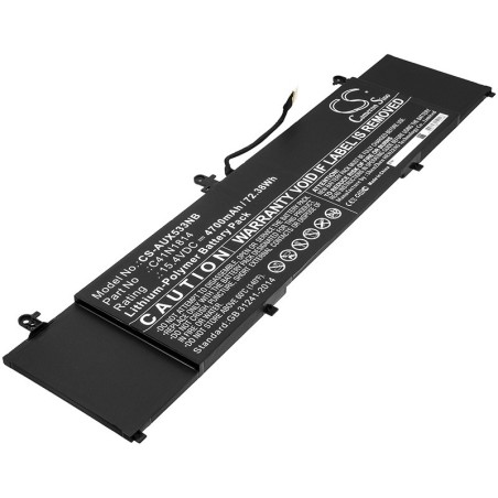 Batterie pour Asus U5300FD (4700 mAh/72.38 Wh, 15.4 V)