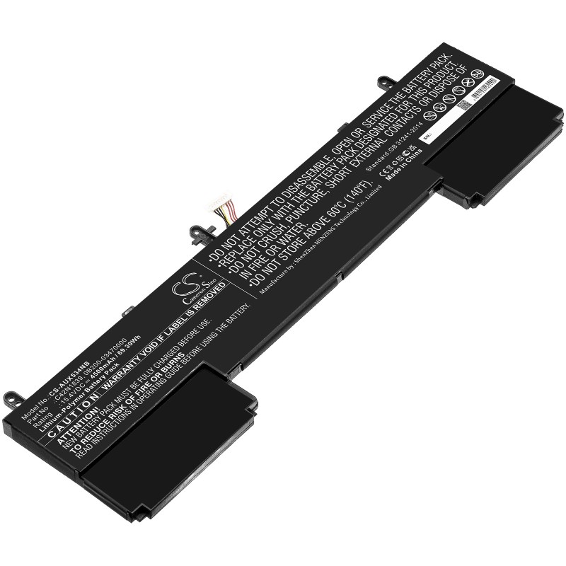 Batterie pour Asus UX534FT-AA028T (4500 mAh/69.3 Wh, 15.4 V)