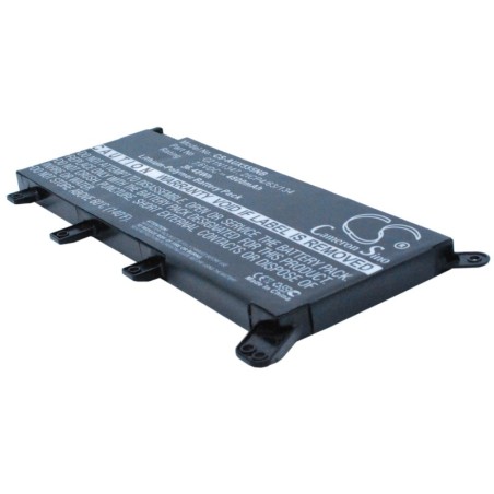 Batterie pour Asus F554LJ-XX926T (4800 mAh/36.48 Wh, 7.6 V)
