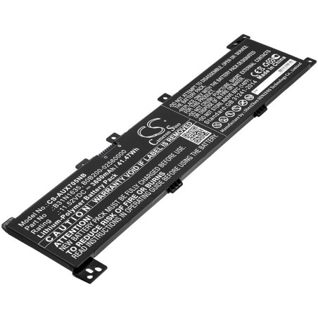 Batterie pour Asus A705QA (3600 mAh/41.47 Wh, 11.52 V)