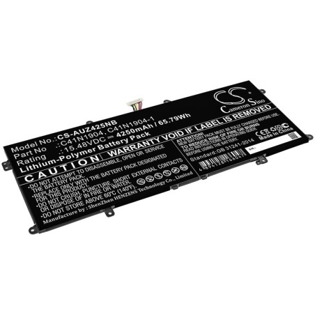 Batterie pour Asus X435EA (4250 mAh/65.79 Wh, 15.48 V)