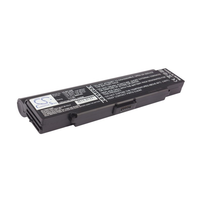 Batterie pour Sony VAIO VGN-FS92PS3 (6600 mAh/73.26 Wh, 11.1 V)
