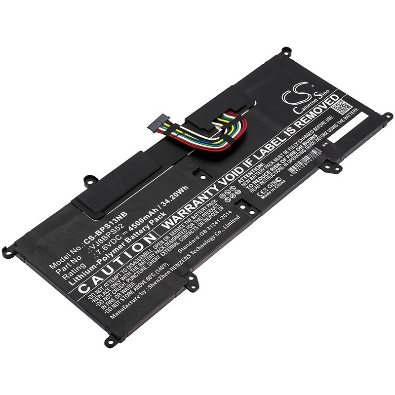 Batterie pour Sony VJ8BPS52 (4500 mAh/34.2 Wh, 7.6 V)
