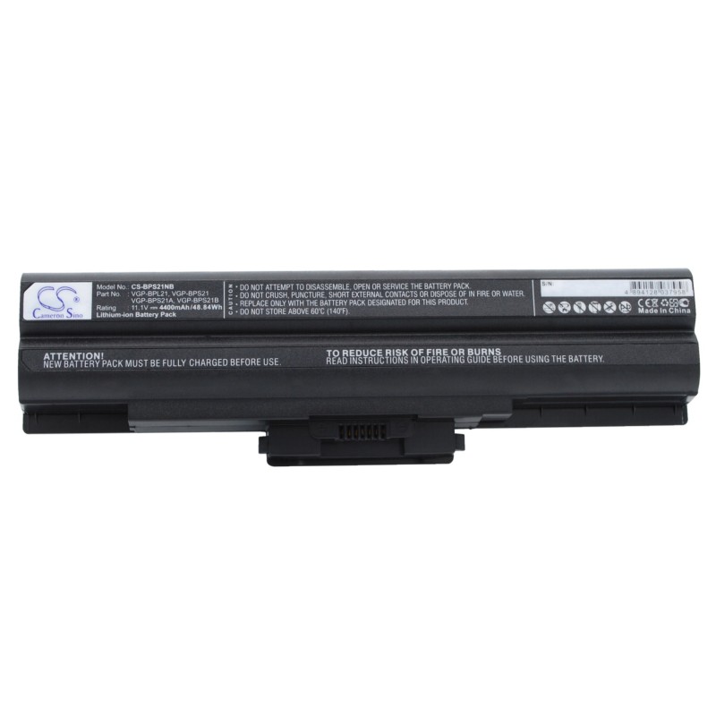 Batterie pour Sony VGP-BPS21B (4400 mAh/48.84 Wh, 11.1 V)