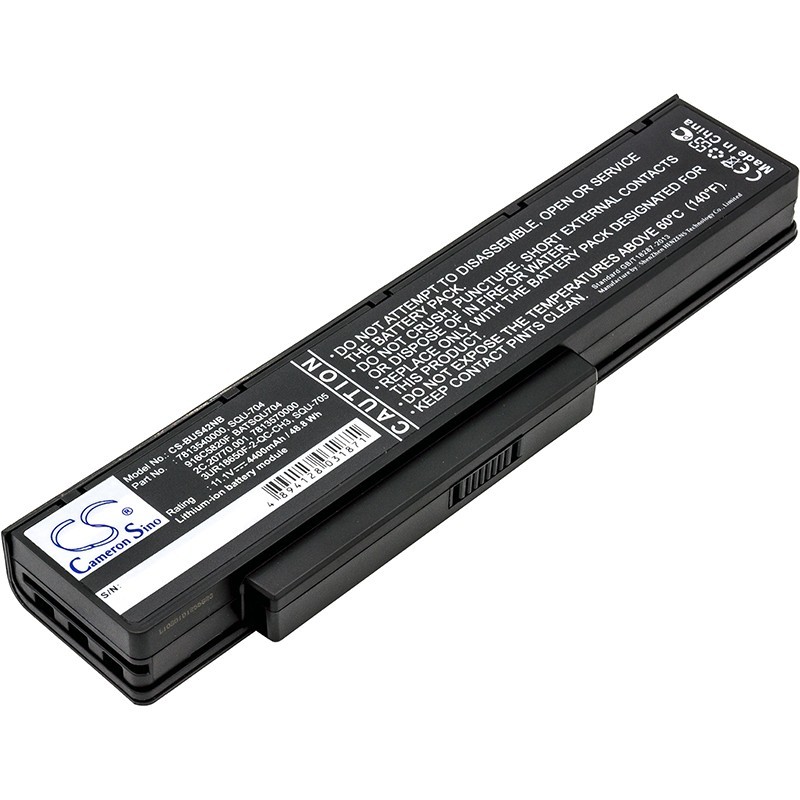 Batterie pour BenQ Joybook R43E-LC04 (4400 mAh/48.84 Wh, 11.1 V)