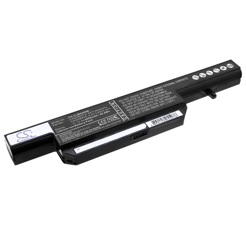 Batterie pour Clevo W258CZQ (4400 mAh/48.84 Wh, 11.1 V)