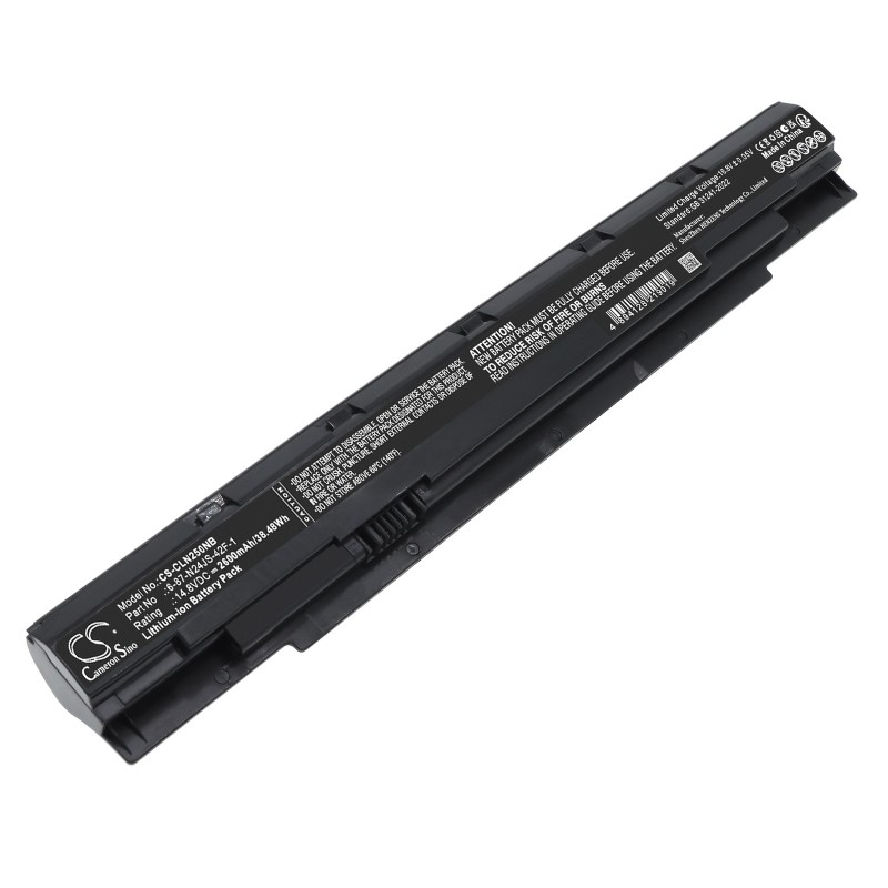 Batterie pour Clevo N240BAT-4 (2600 mAh/38.48 Wh, 14.8 V)