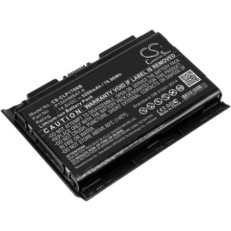 Batterie pour Nexoc G505 (5200 mAh/76.96 Wh, 14.8 V)