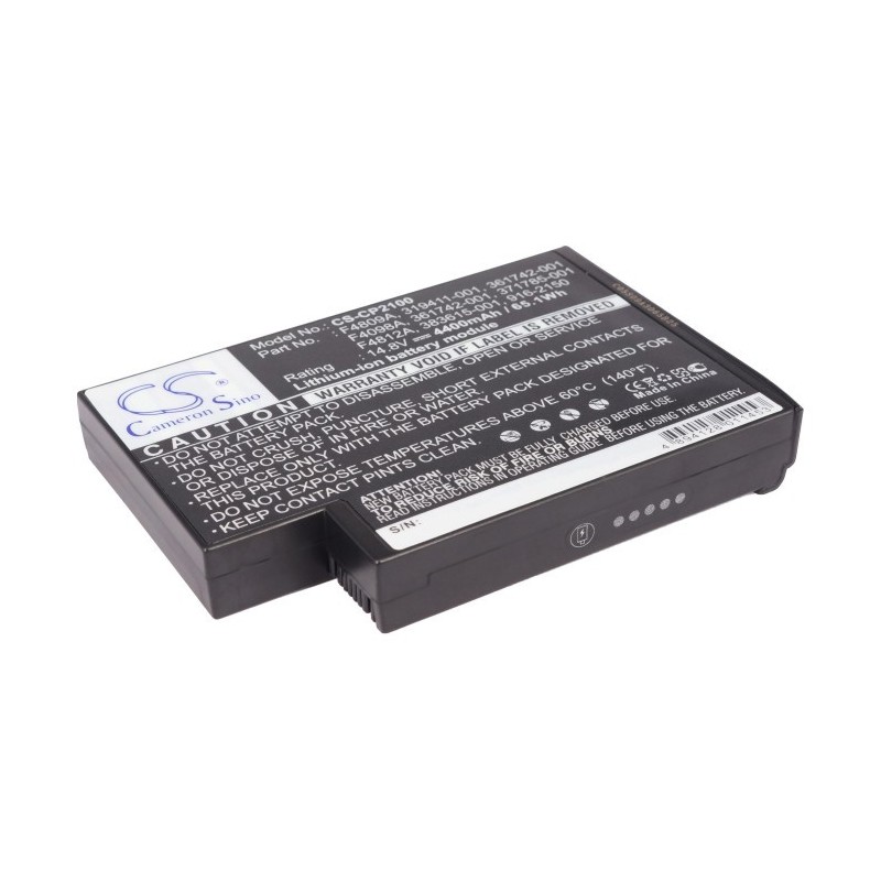 Batterie pour Compaq Pavilion XT5377QV (4400 mAh/65.12 Wh, 14.8 V)