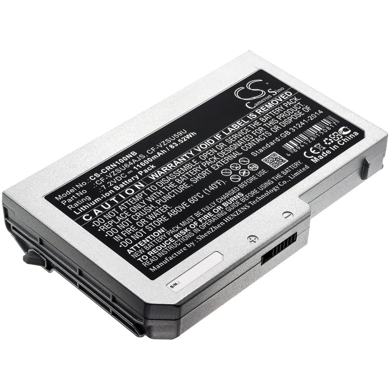 Batterie pour Panasonic CF-S9 (11600 mAh/83.52 Wh, 7.2 V)