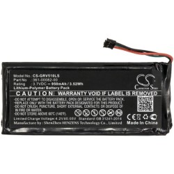 Batterie pour Garmin Varia RTL501 (950 mAh/3.52 Wh, 3.7 V)