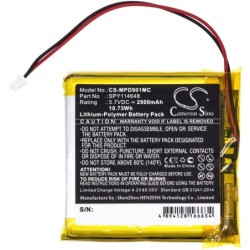 Batterie pour Marantz SPY114648 (2900 mAh/10.73 Wh, 3.7 V)
